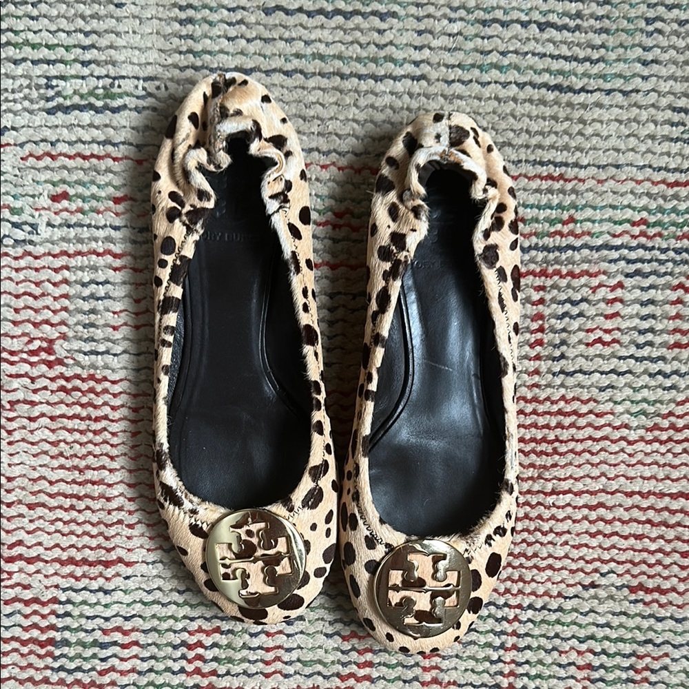 Tory Burch Leopard Print Ballet Flats